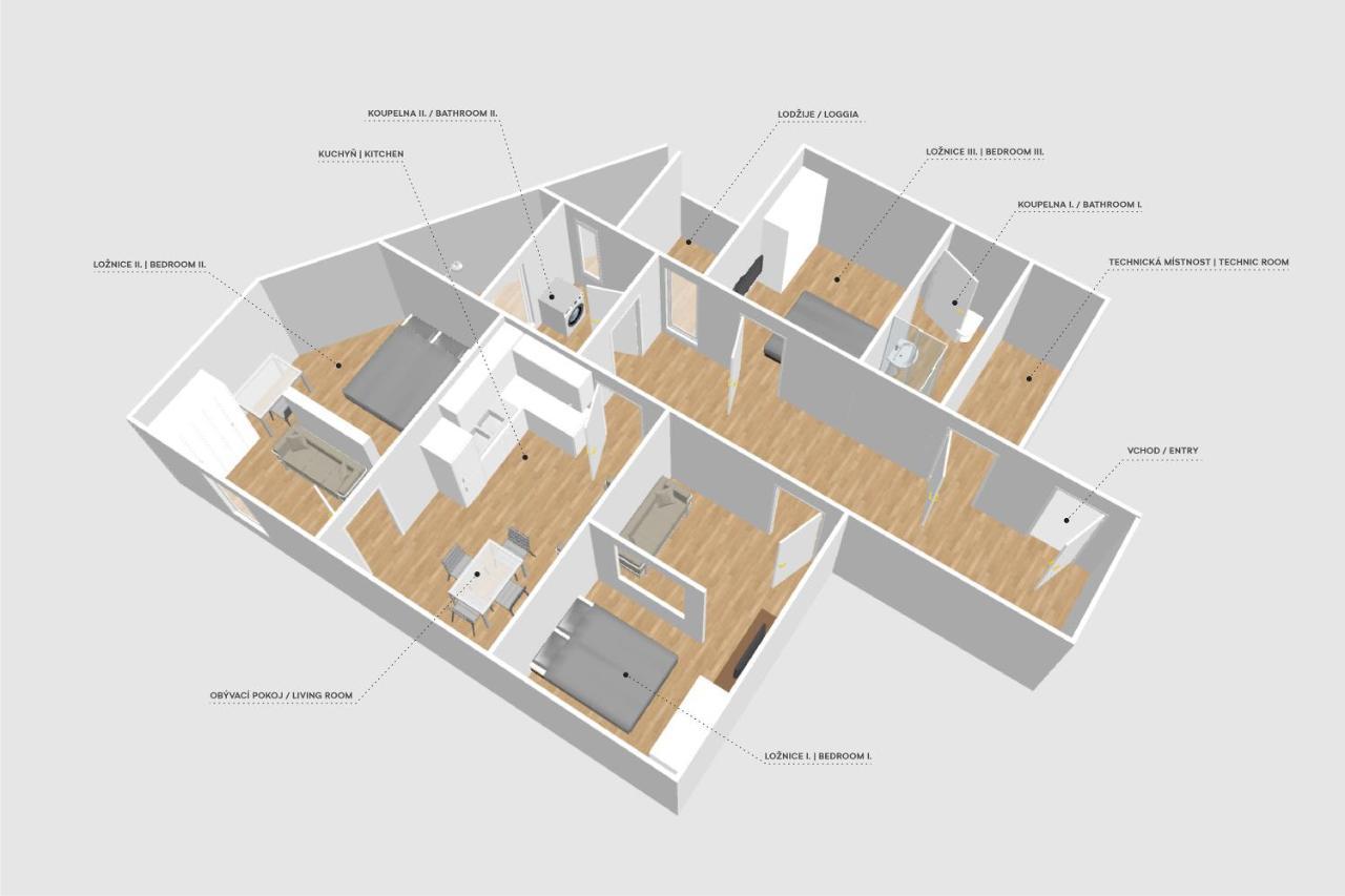 كارلوفي فاري Apartment Happy Family المظهر الخارجي الصورة